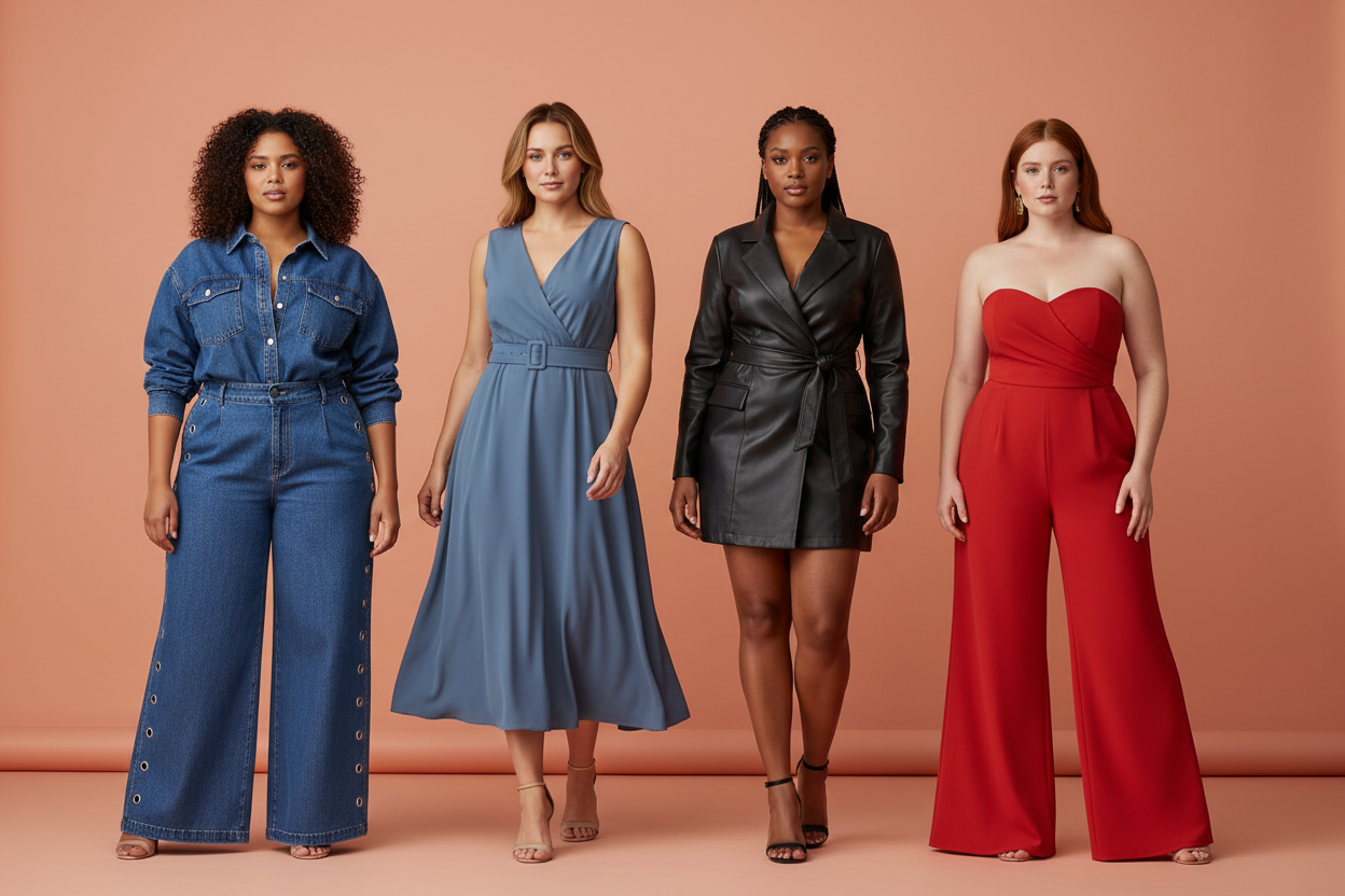 Bannière mode curvy premium